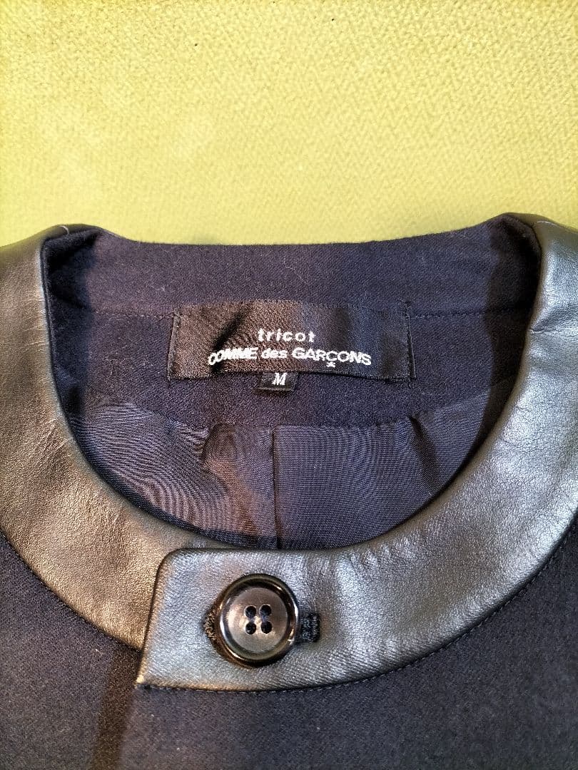 COMME des GARÇONS ノーカラージャケット M サイズブラック