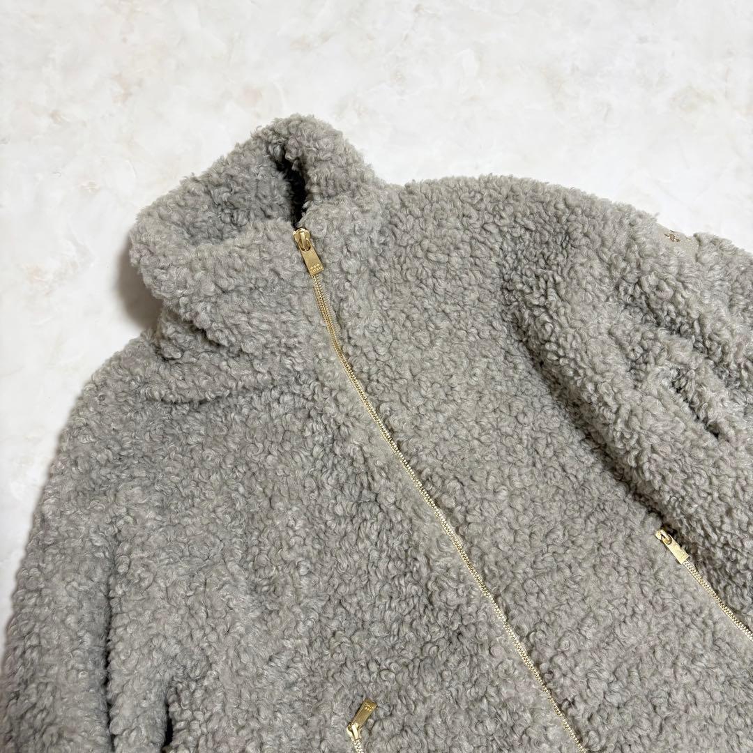 25年モデル✨未使用級 TATRAS LUELA ボアブルゾン ライトグレー