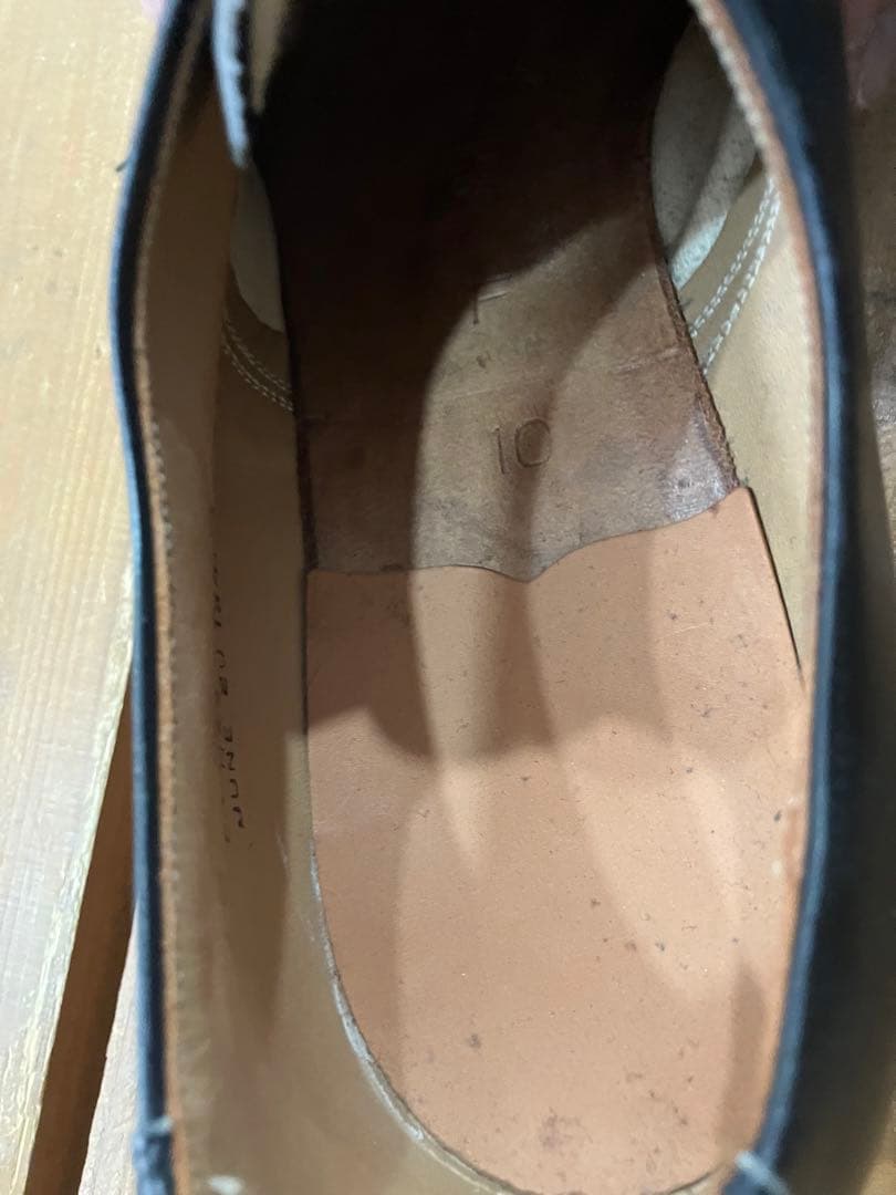 40s vintage US NAVY サービスシューズ 10