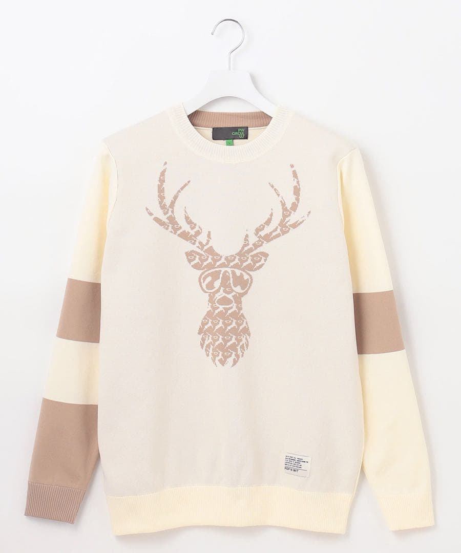 pw circulus ゴルフ DEER　MOTIF　KNIT 美品