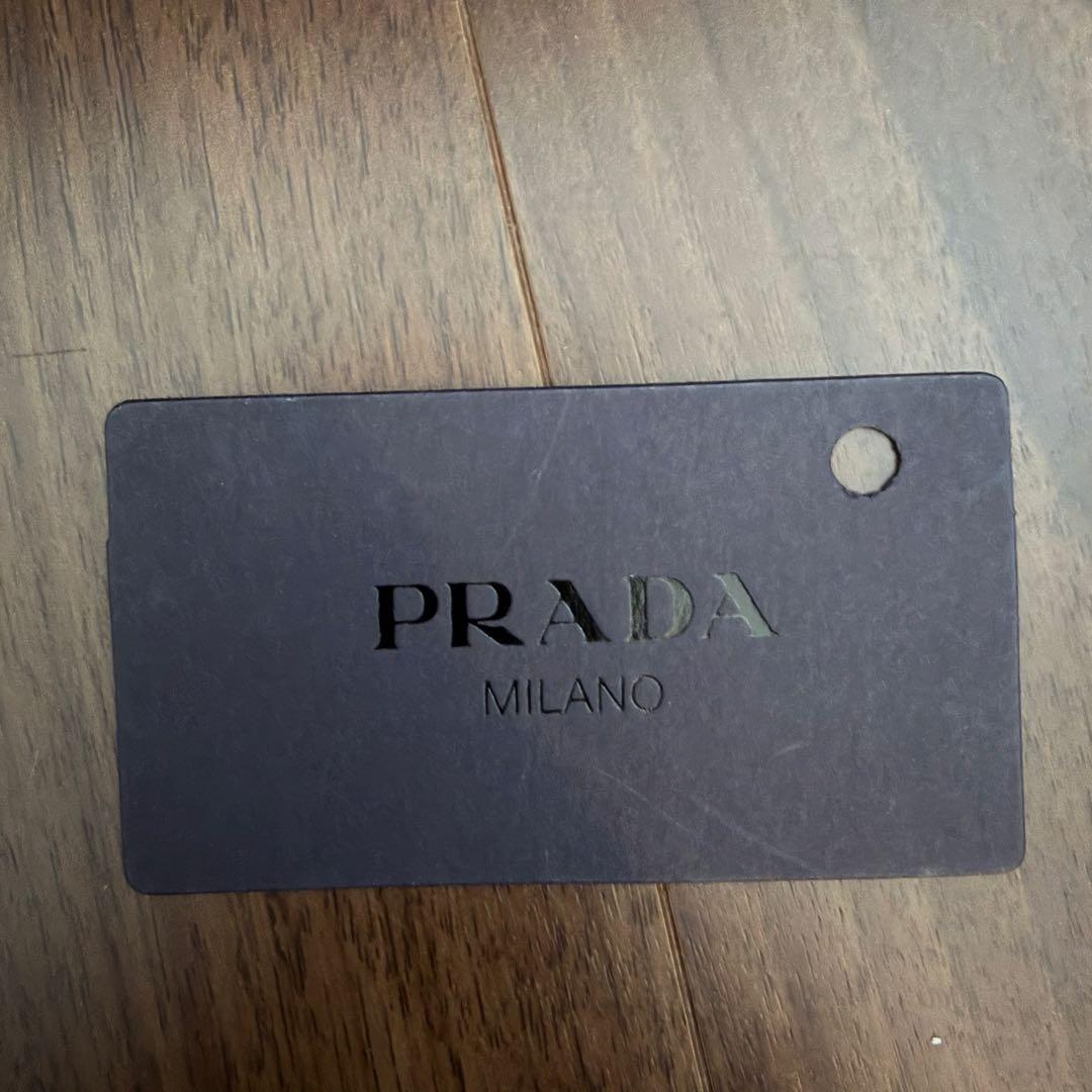 PRADAプラダナイロンショッピングトートバッグ黒タグ有り