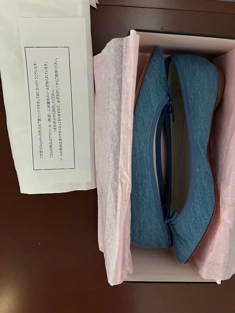 専用です！未使用⭐︎Repetto バレリーナシューズ 38.5 デニム