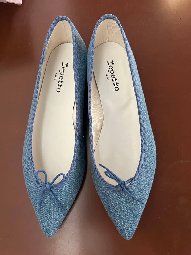 専用です！未使用⭐︎Repetto バレリーナシューズ 38.5 デニム