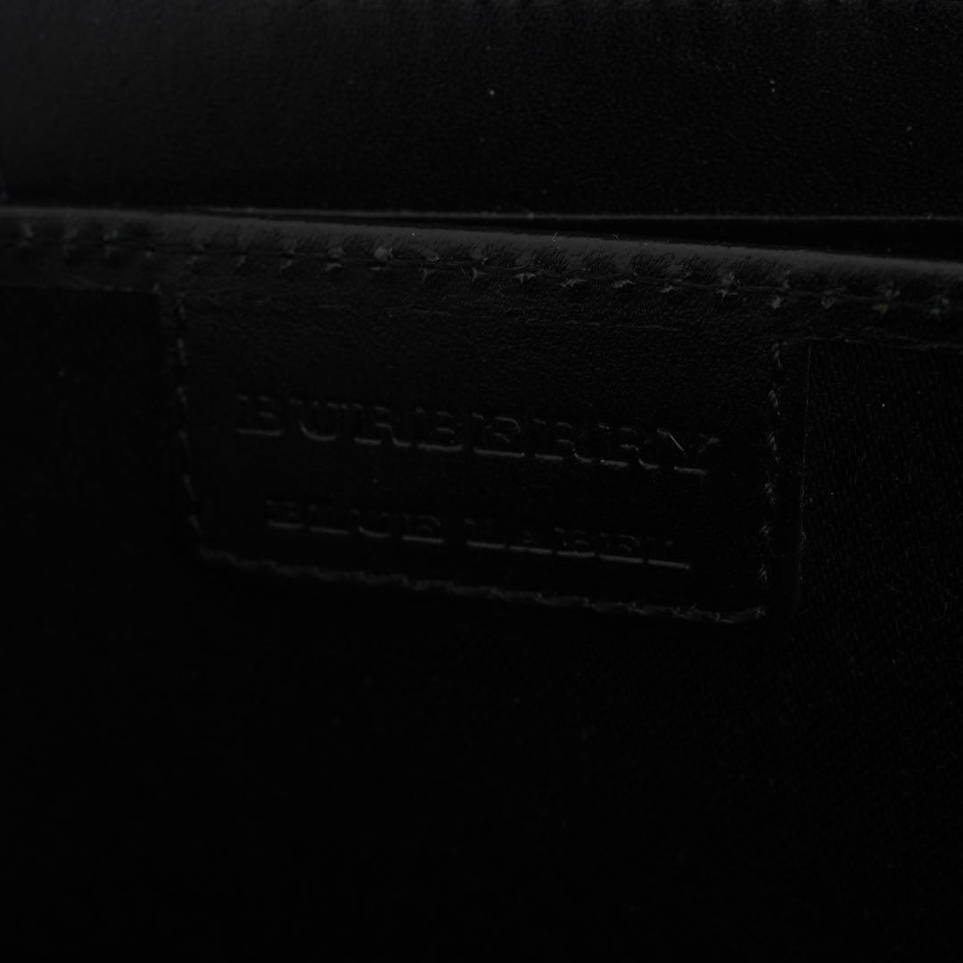 未使用品　BURBERRY BLUE LABEL 長財布　チェック柄　ブラック
