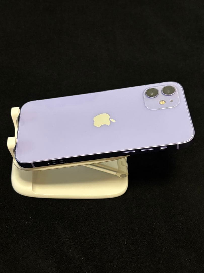 【美品】Apple iPhone 12 64GB ラベンダー SIMフリー