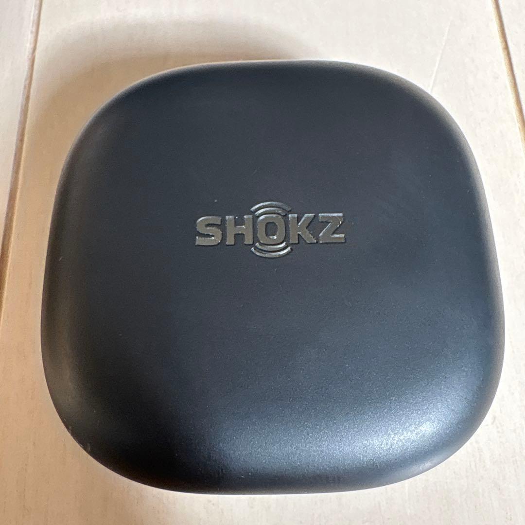 【美品】SHOKZ オープンフィット2 骨伝導イヤホン ブラック