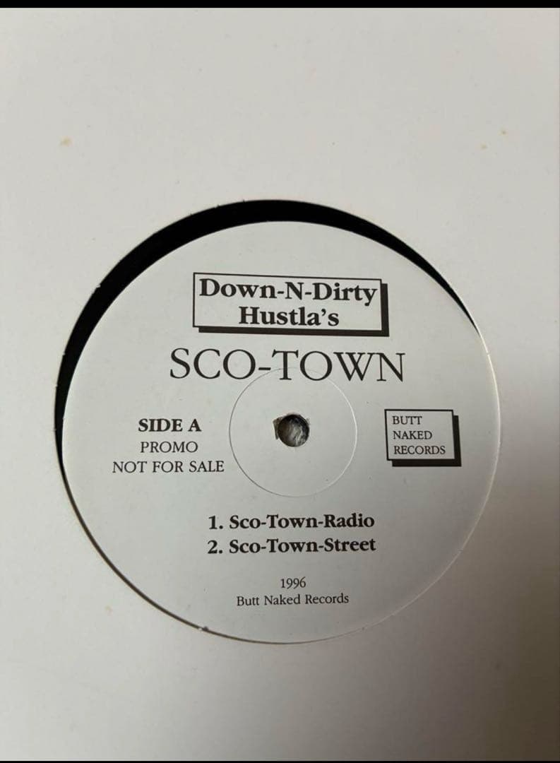 Down-N-Dirty Hustla's / Sco-Town レコード