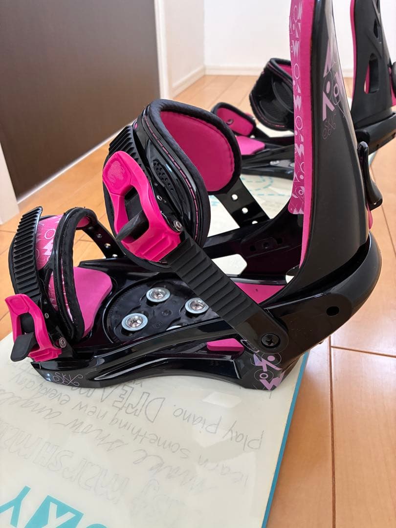 ROXY スノーボード 、モロー　ビンディングセット