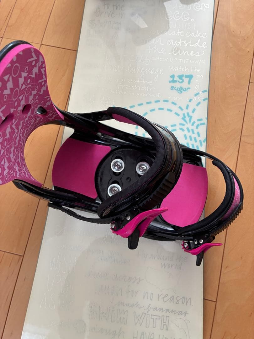 ROXY スノーボード 、モロー　ビンディングセット