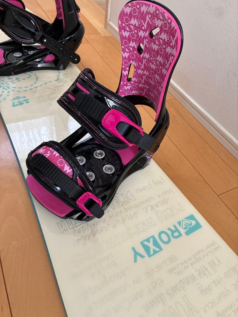 ROXY スノーボード 、モロー　ビンディングセット