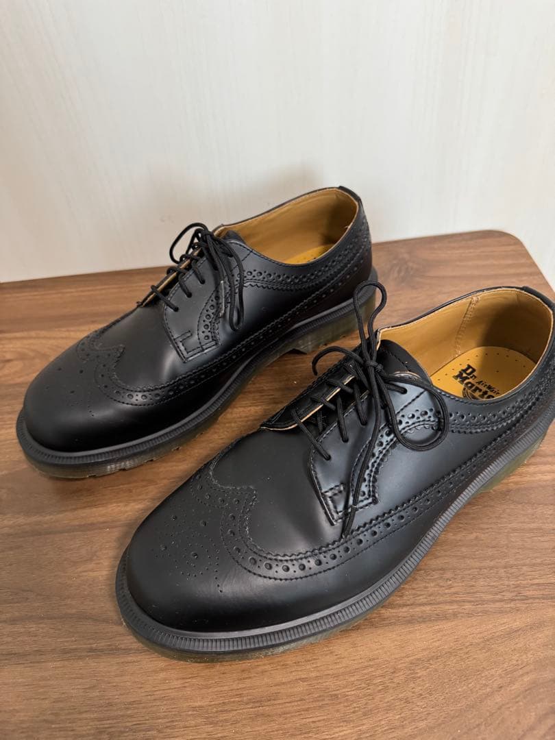 【美品】ドクターマーチン ウイングチップレザーシューズ 28センチ