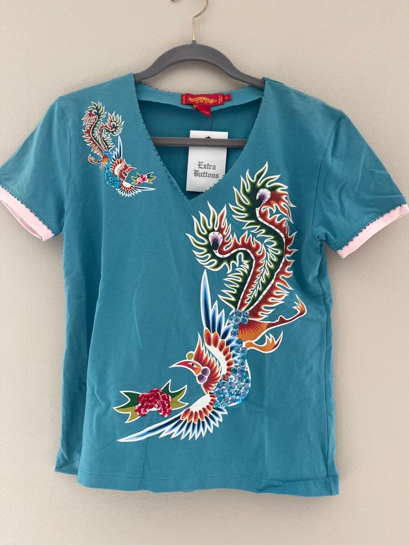 ま*る様 【新品/未着用/激レア】XL シャンハイタン 上海灘 ドラゴン 龍 T