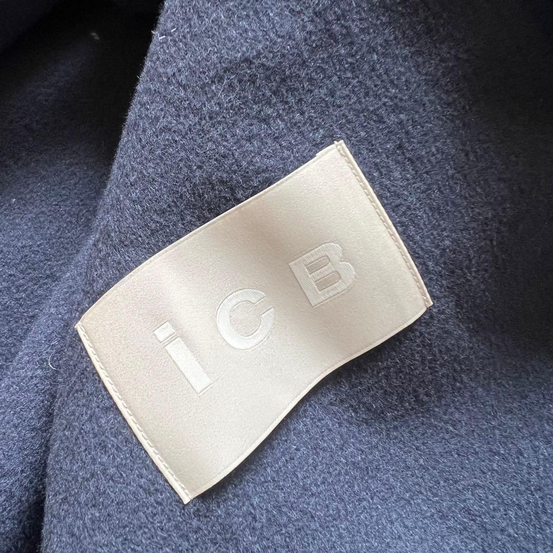 iCB アイシービー　ウールリバー ポンチョ コート　カシミヤ　ベルト　冬物