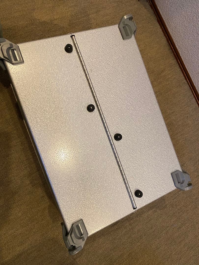 【美品】シェルフコンテナ25 耐熱塗装済みステンレス天板・アルミバー付き