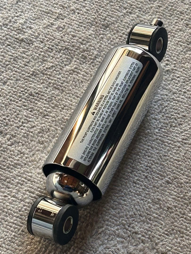 新品　純正ハーレーダビッドソン　クロームショックアブソーバー　97〜FLSTS用