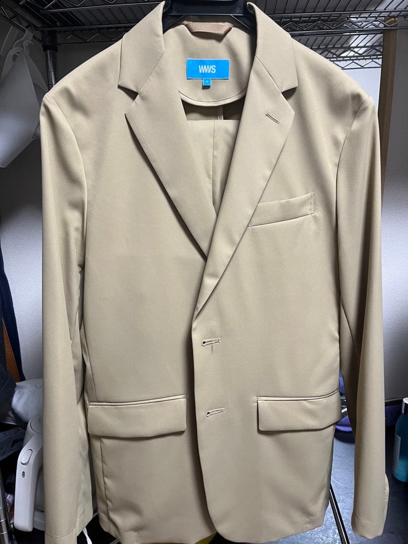 未使用‼️格安‼️ WWS スーツ　上下Mサイズ　ベージュ