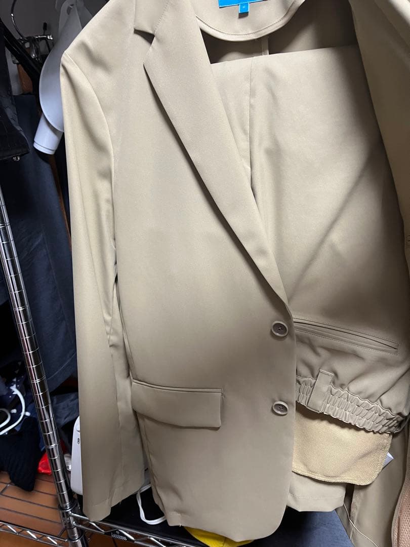 未使用‼️格安‼️ WWS スーツ　上下Mサイズ　ベージュ