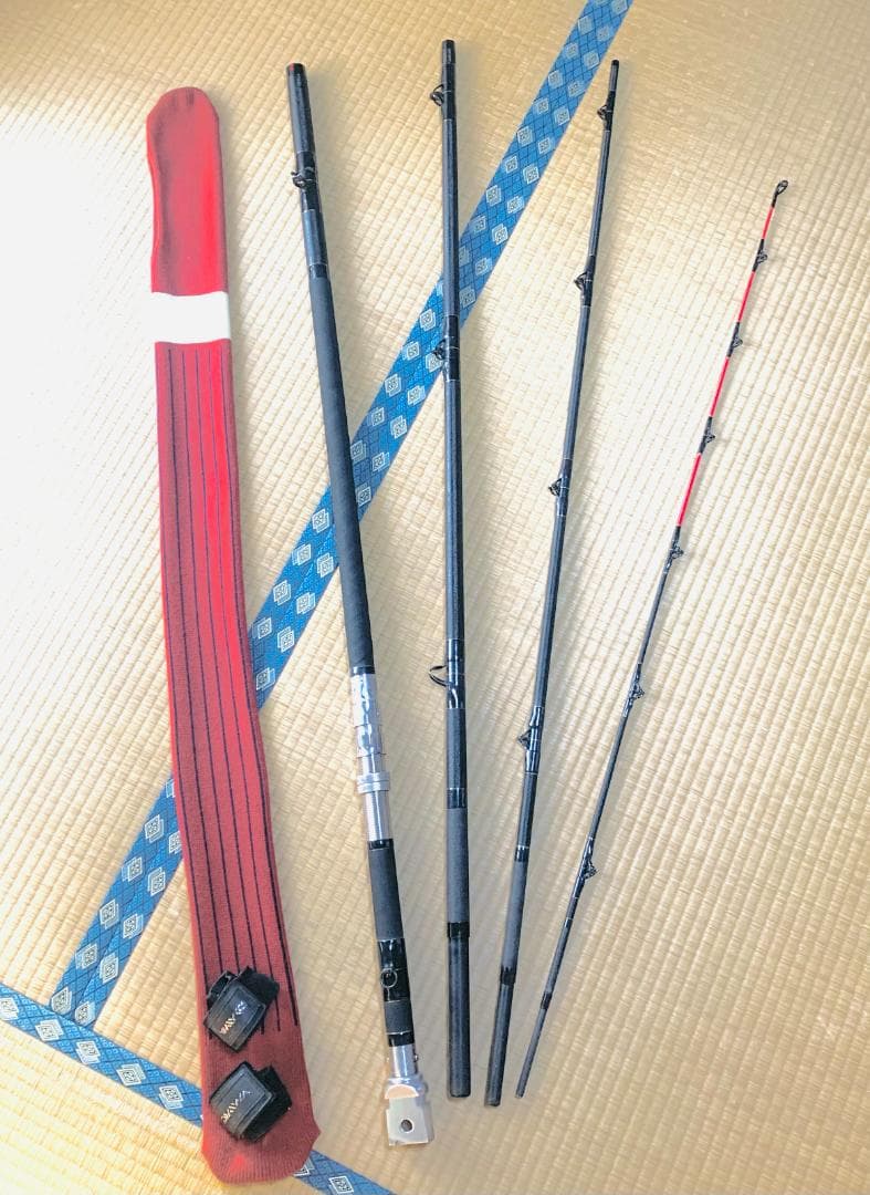 ガマカツ ガマクエマークⅡ クエ アラ竿 GAMAKATSU 70号 4.8m