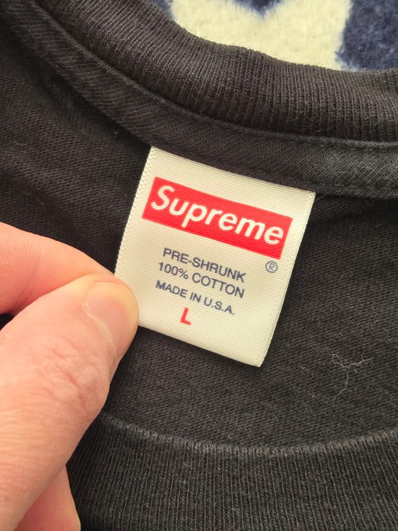 Supreme シュプリーム クロスボックスロゴ Tシャツ Lサイズ