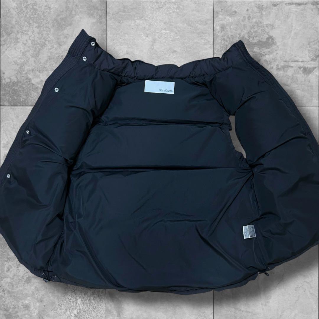 Whim Gazette \" 肉厚 \" FOODED フード付き ダウンベスト