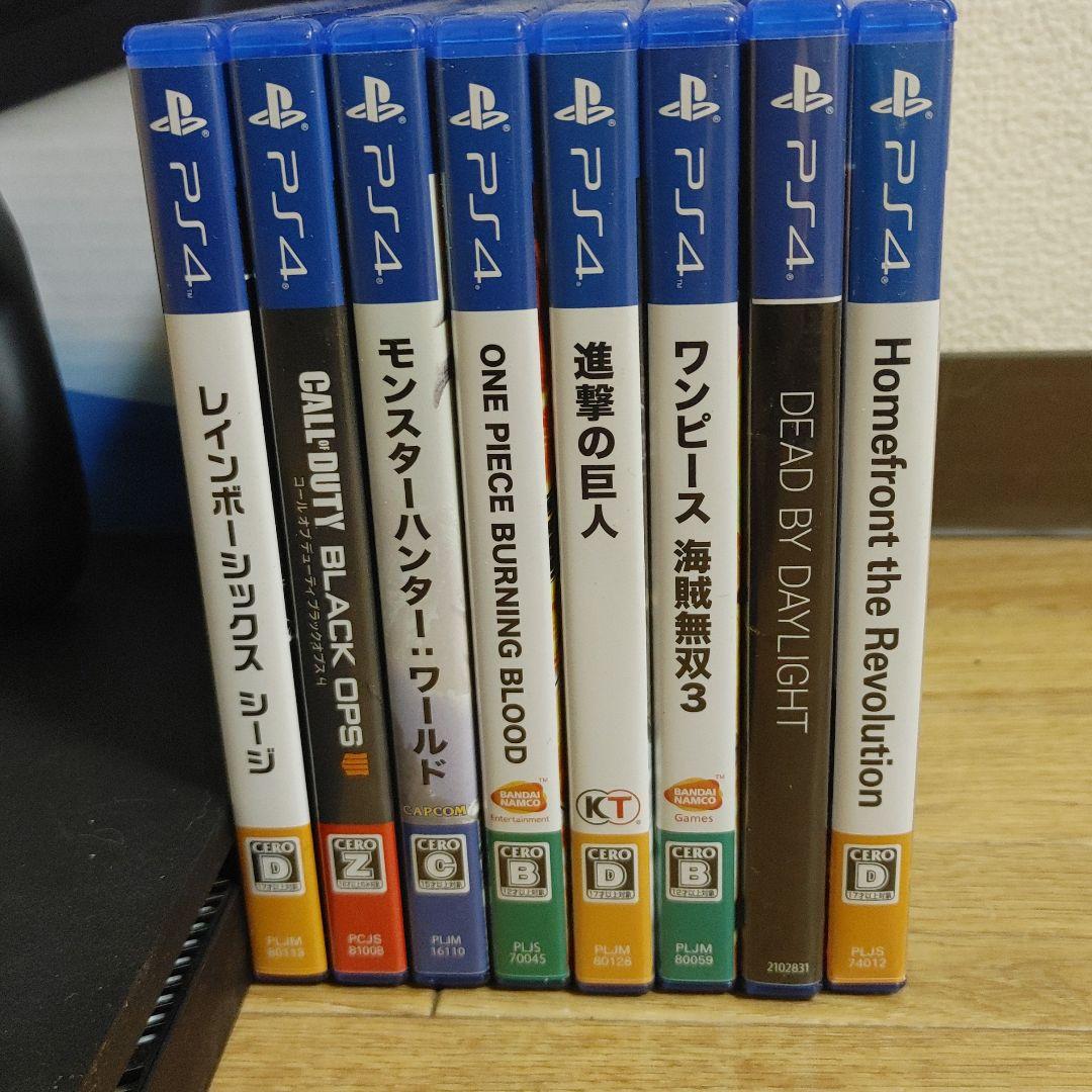 PlayStation4ブラック本体+ゲームソフト