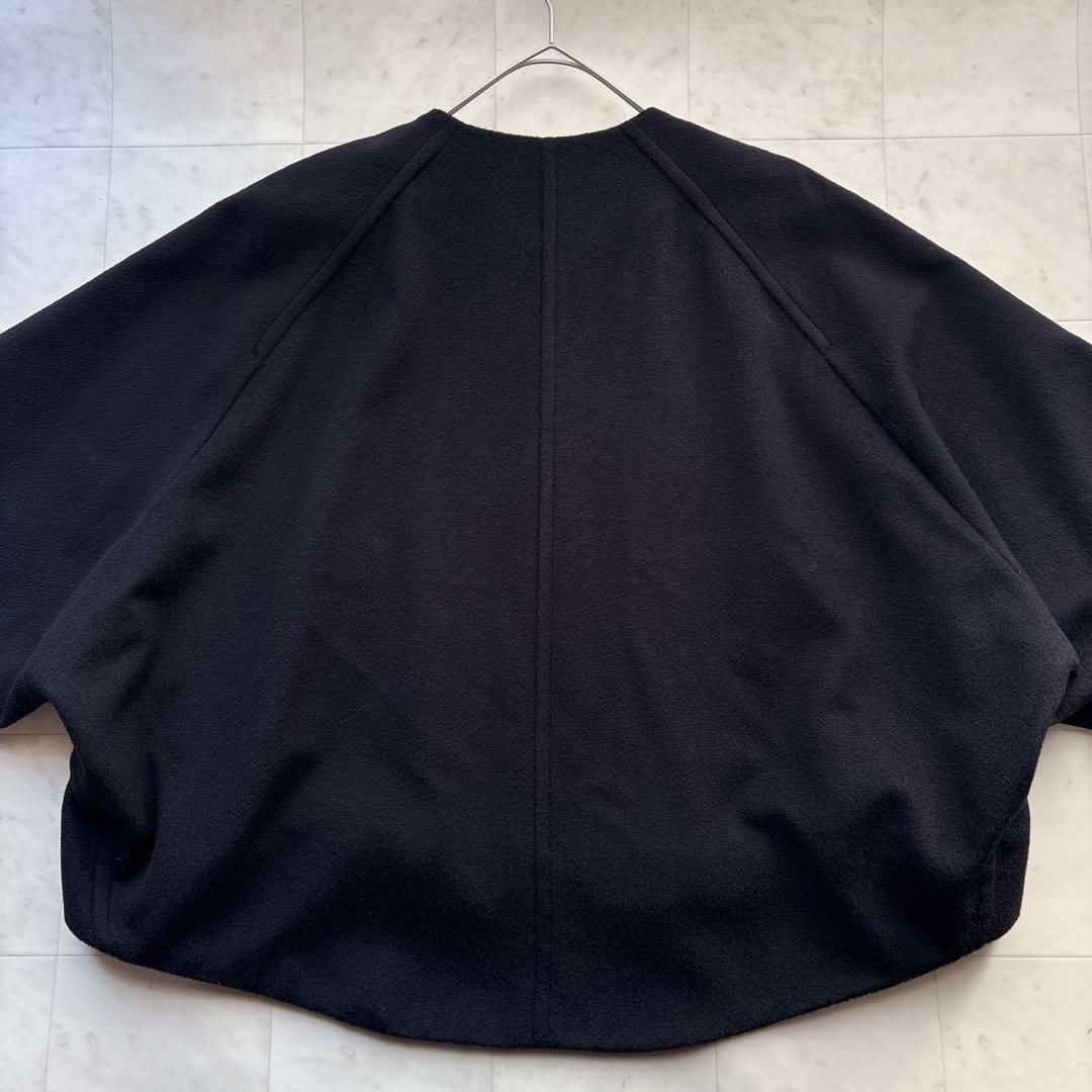 ROPE ロペ 24AW プレミアムカシミヤ ジップブルゾン 黒 ブラック