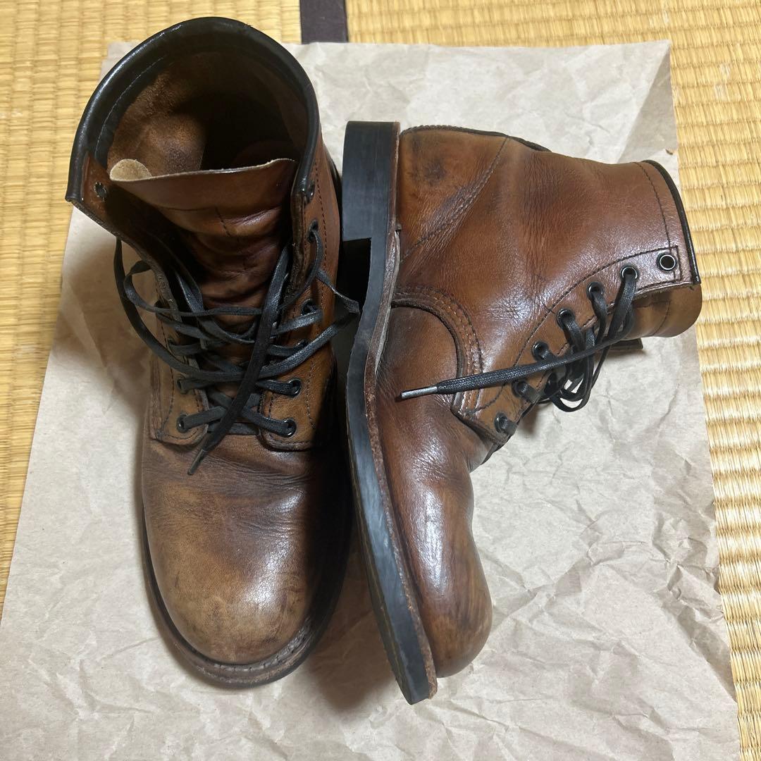 RED WING 9016 レザーブーツ 25cm ブラウン メンズ