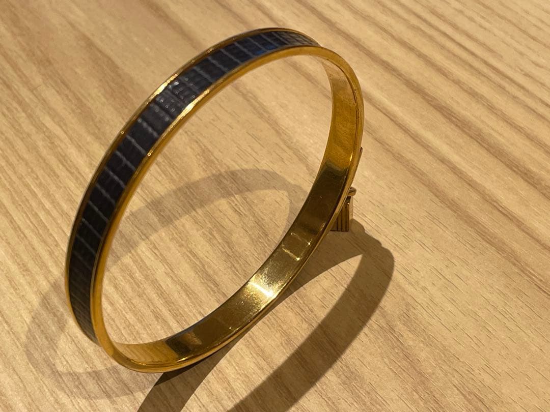 エルメス HERMES ケリー カデナバングル ブレス リザード ヴィンテージ