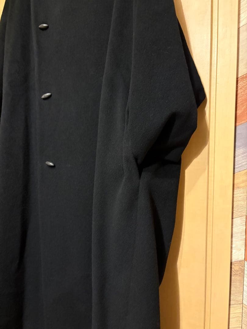 JURGENLEHL ブラック カシミヤロングコート