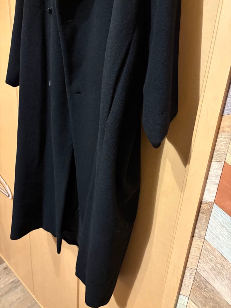 JURGENLEHL ブラック カシミヤロングコート