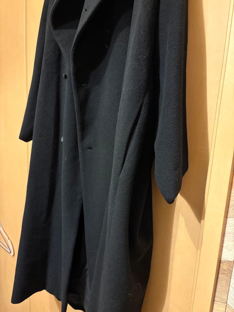 JURGENLEHL ブラック カシミヤロングコート