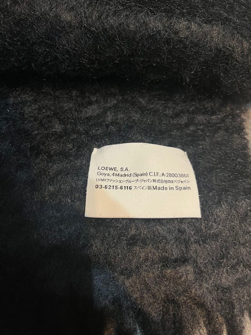 【美品】LOEWE アフラー　黒
