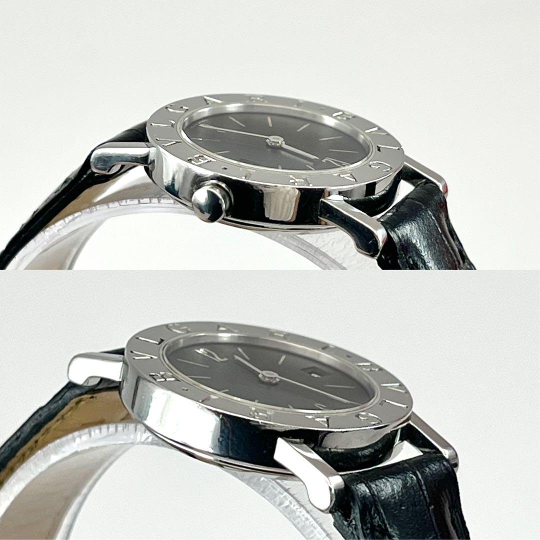 BVLGARI BB26SLD 黒文字盤　シルバー　レディース　クォーツ　デイト