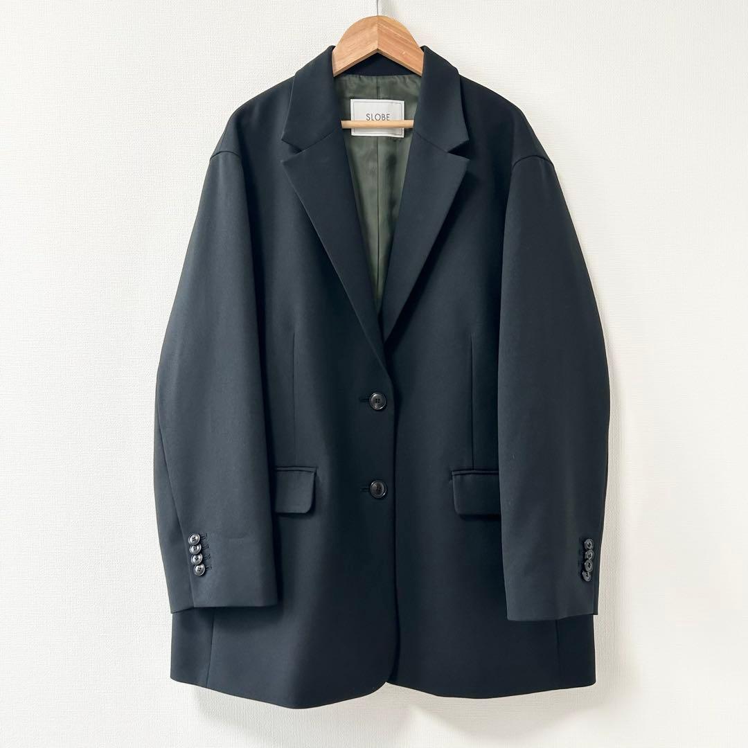 2025AW✨スローブイエナ　PE SHARK ビッグジャケット　ブラック