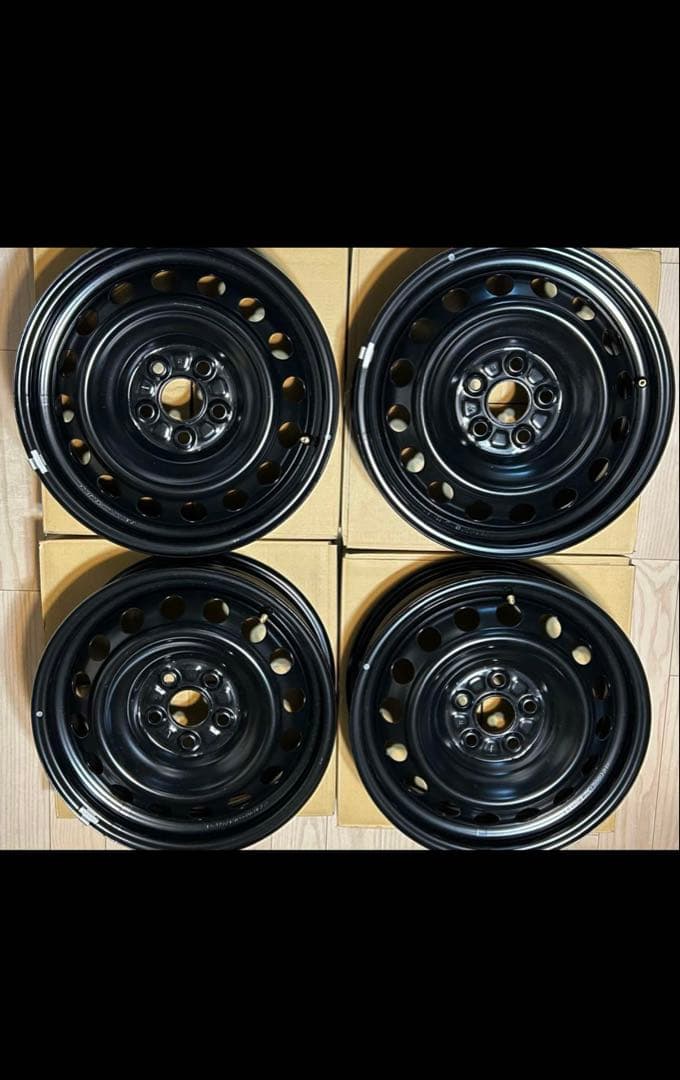 シエンタ　10系　純正ホイール➕ホイールキャップセット　4本セット　ナット付