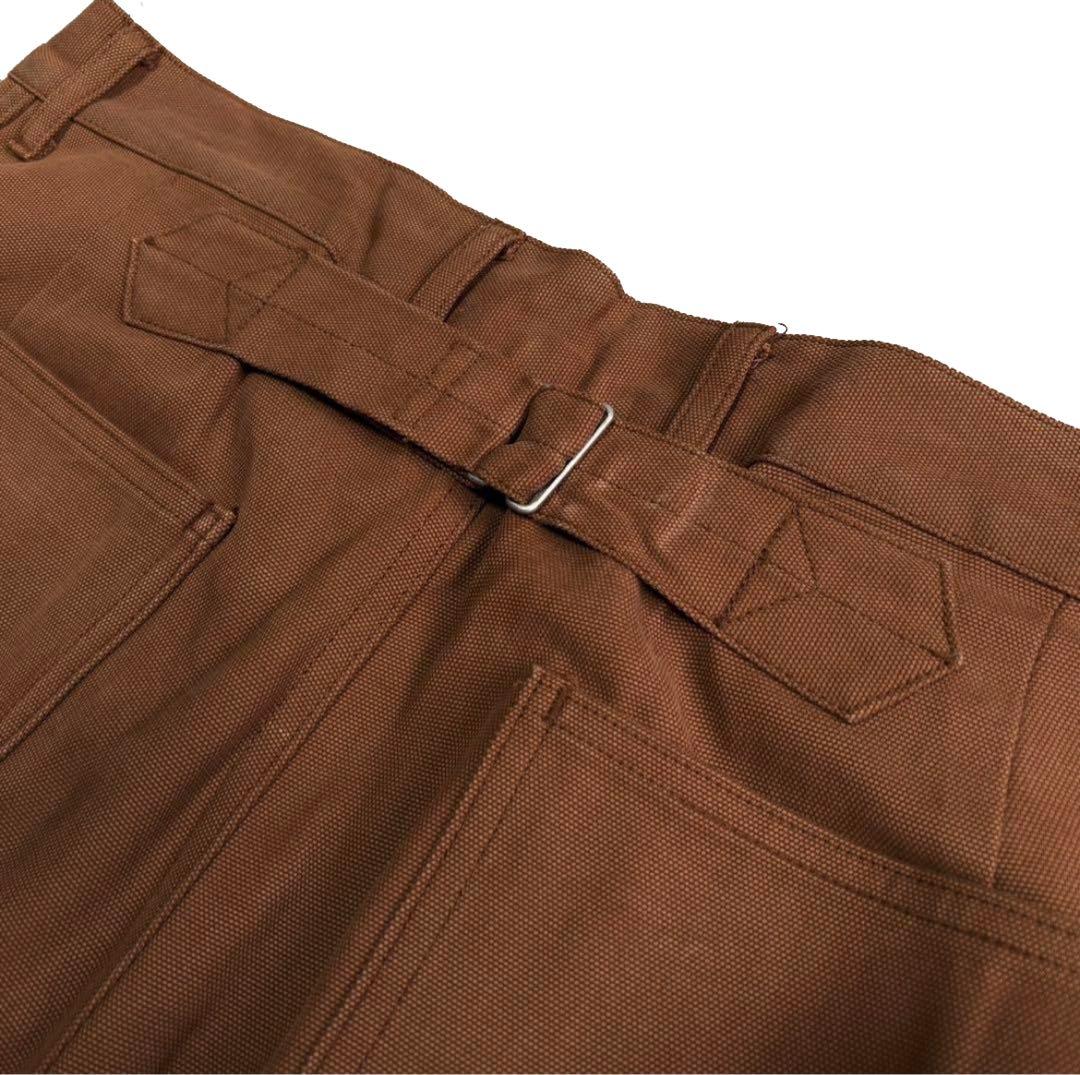 PHIGVEL DUCK CLOTH DOUBLE KNEE PANTS ワイド