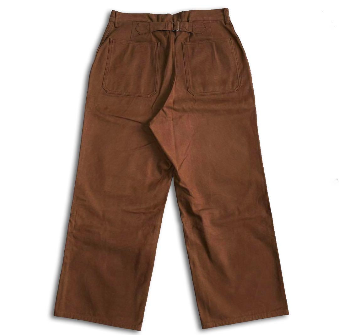 PHIGVEL DUCK CLOTH DOUBLE KNEE PANTS ワイド