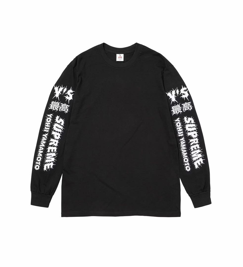 【新品】Y's Supreme LONG SLEEVE TEE ブラック L