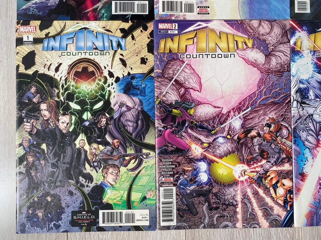 アメコミ スパイダーマン　エックスメン　マーベル　リーフ　 コンプリートセット