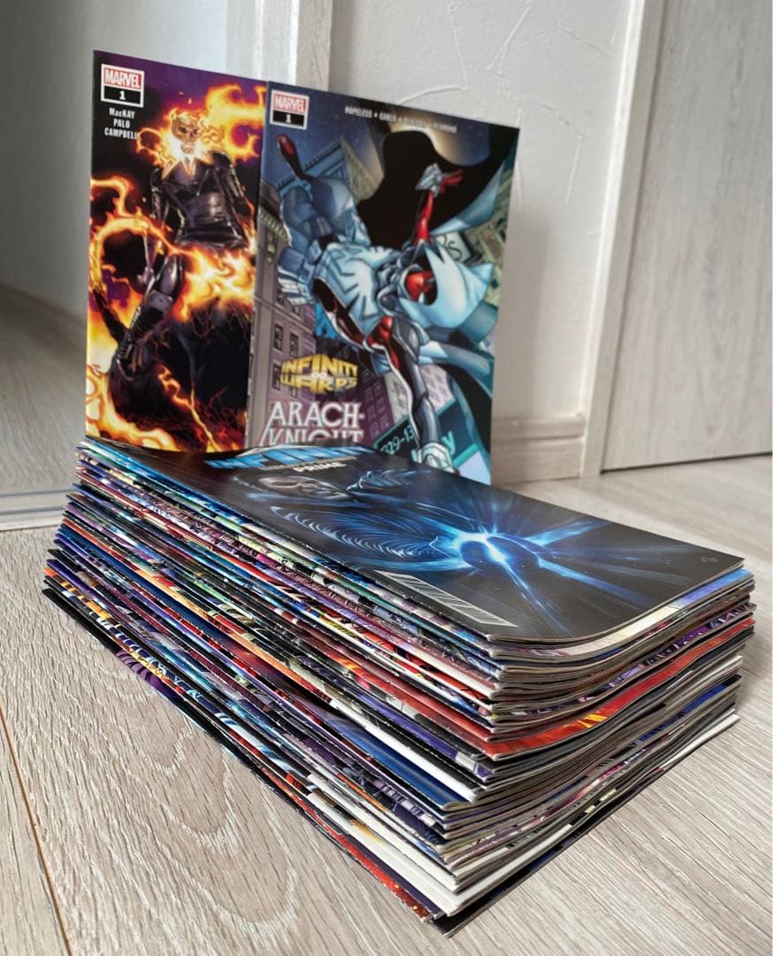 アメコミ スパイダーマン　エックスメン　マーベル　リーフ　 コンプリートセット