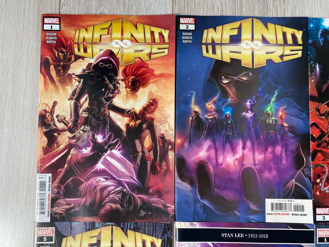 アメコミ スパイダーマン　エックスメン　マーベル　リーフ　 コンプリートセット