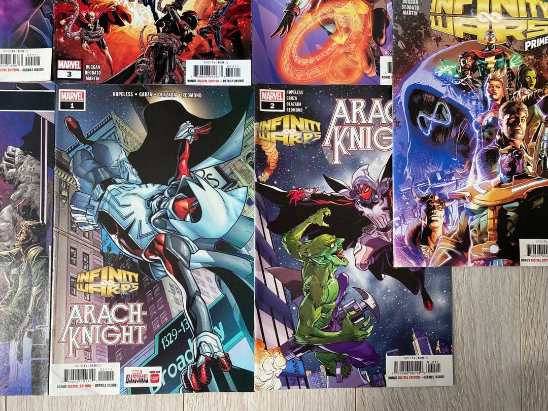 アメコミ スパイダーマン　エックスメン　マーベル　リーフ　 コンプリートセット