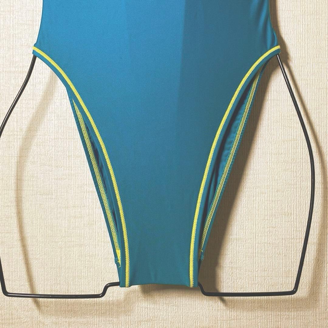 FINA承認 競泳水着 アシックス asics ALS101 Dターコイズ　M