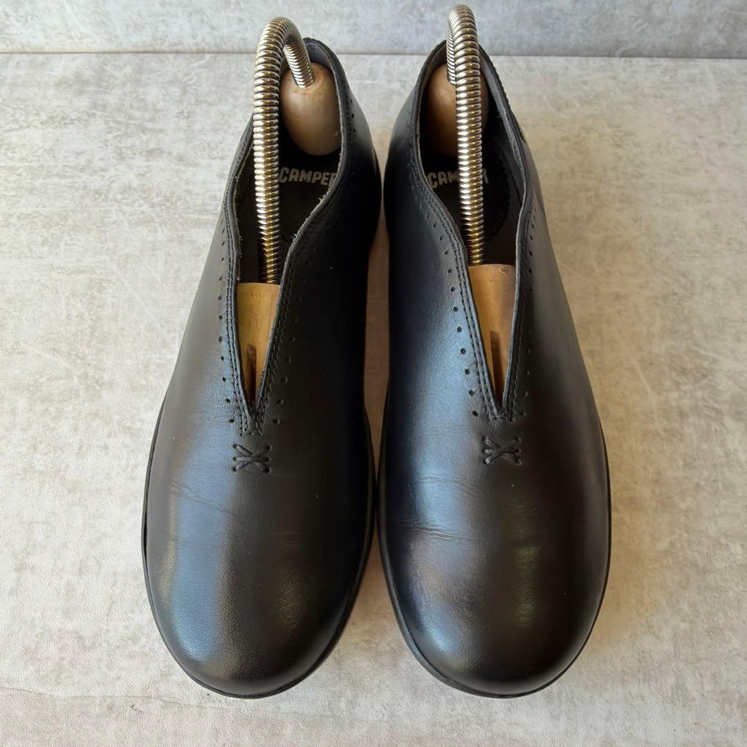 ⭐️美品⭐️CAMPER カンペール スパイラル コメット 35 Vカット フラット