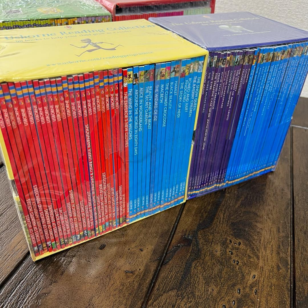 Usborne Reading Library絵本180冊 箱付 マイヤペン対応