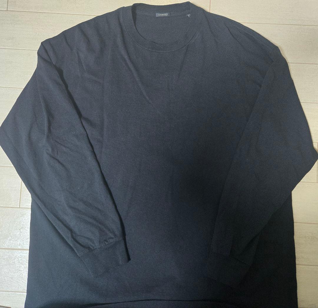 COMOLI 25ss コットンジャージ 長袖 Tシャツ サイズ5