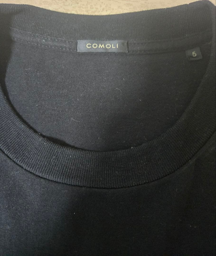 COMOLI 25ss コットンジャージ 長袖 Tシャツ サイズ5