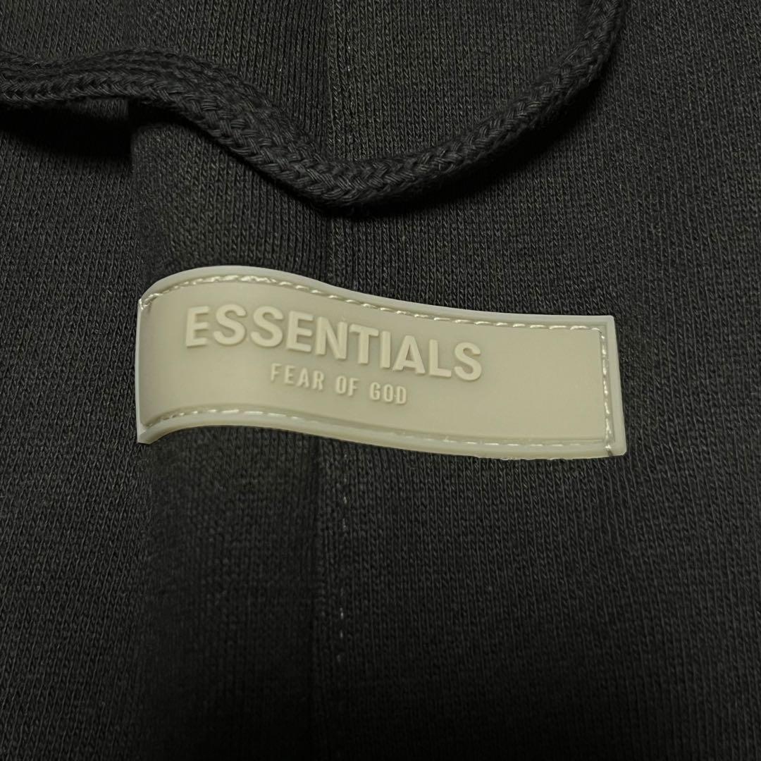 Fog Essentials ショーツハーフパンツブラック黒ロゴ 1977裏起毛