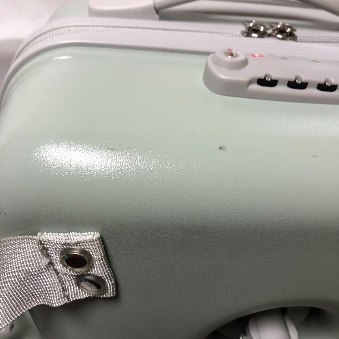 【中古】子供が乗れるキャリーケース キッズトラベル Mサイズ グリーンZ2