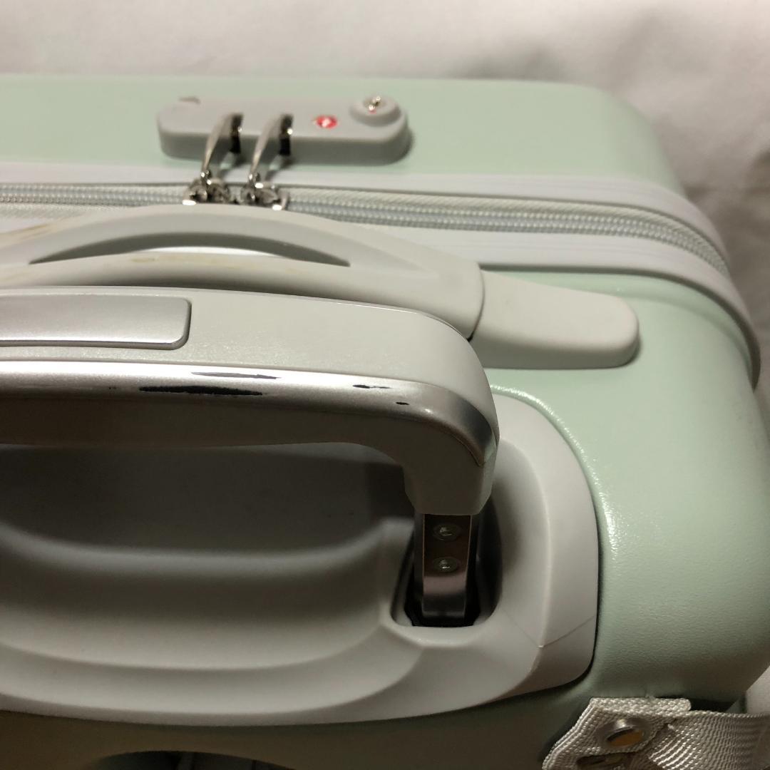 【中古】子供が乗れるキャリーケース キッズトラベル Mサイズ グリーンZ2